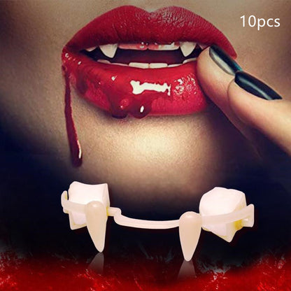 Halloween Vampire Teeth Retractable Fangs Masquerade Party Horror Deals DealSniper.net