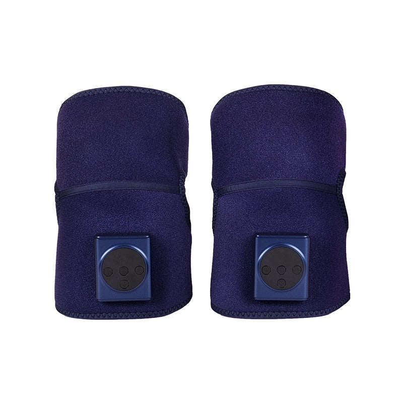 Knee Massager Electric Heating Joint Hot Compress Health dealsniper-net Sapphire Blue A Pair