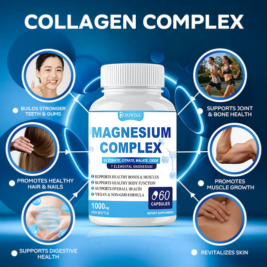 60 Magnesium Complex Capsules Health Gym From House