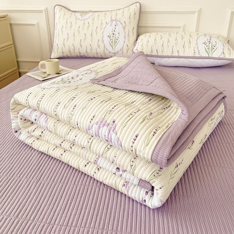 Quilted Bed Cover Three-piece Class A Maternal House dealsniper-net