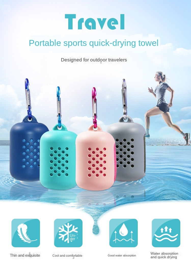 Quick Drying Cooling Microfiber Towel Instant Cooling Relief Sports dealsniper-net