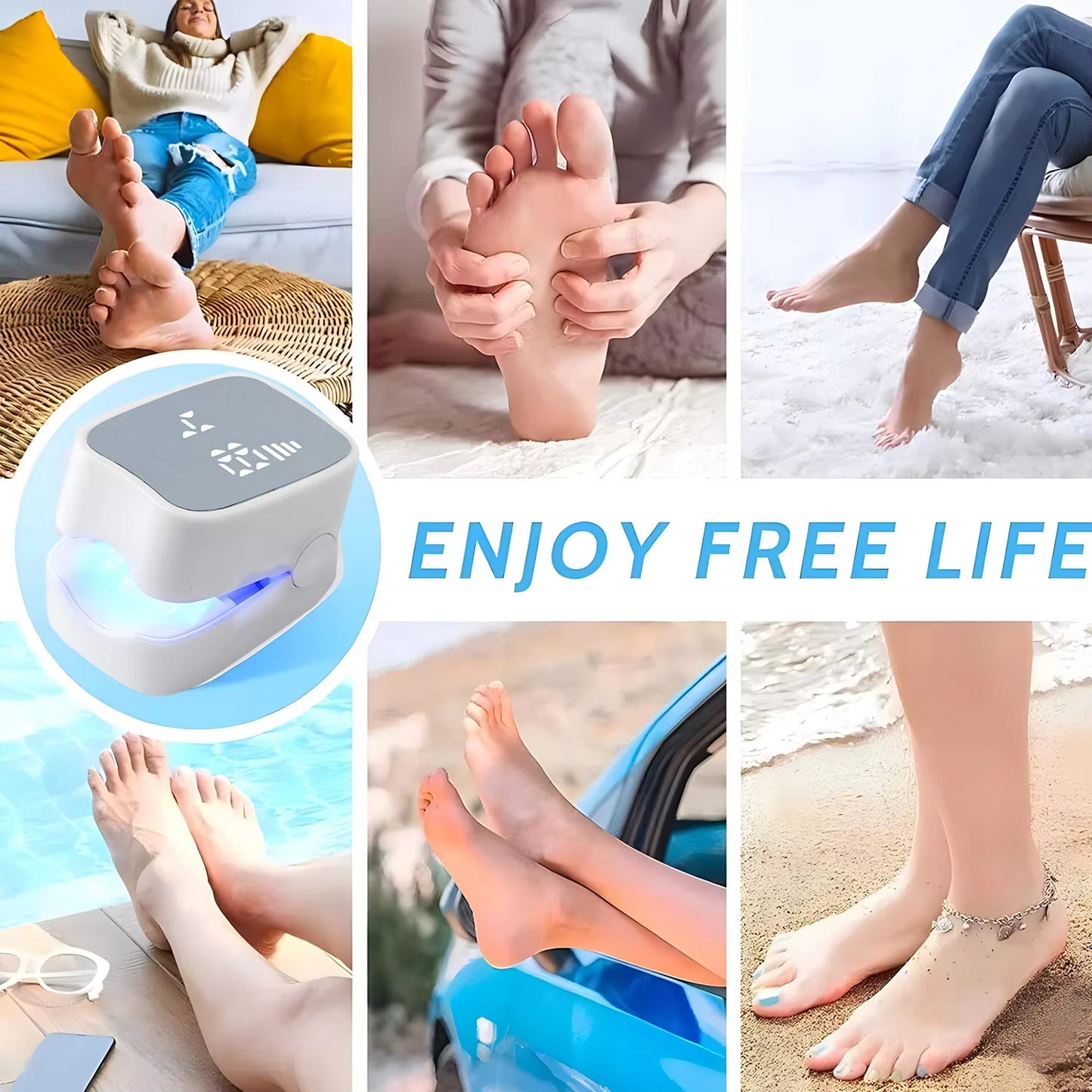 Nail Fungus Laser Treatment LED Light Device Nail Fungus Remover Beauty dealsniper-net