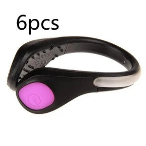 Flashing shoe clips outdoor warning lights Outdoor dealsniper-net Pink6pcs
