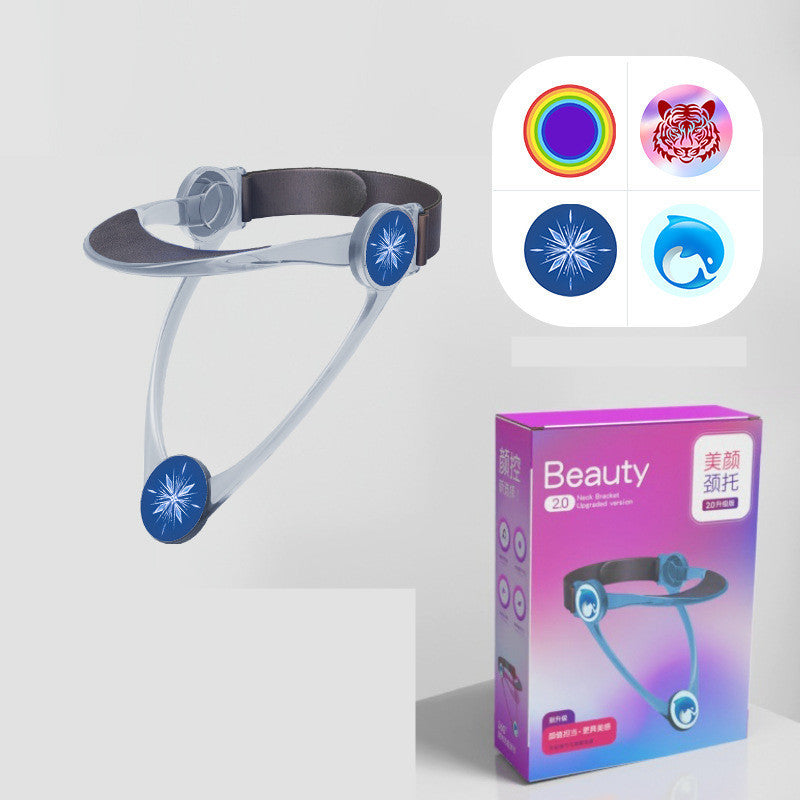 Cervical Spine Fixator Stretch Neck Protector Health DealSniper.net Transparent snowflake One size
