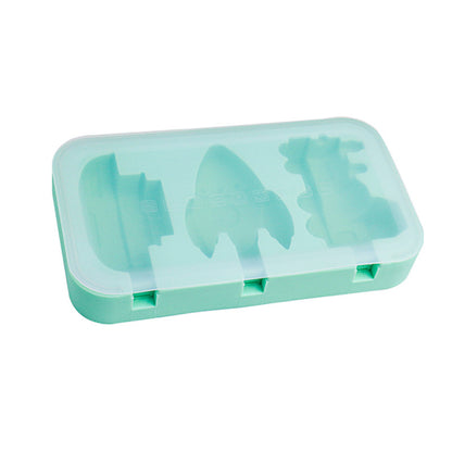 Fashion Creative Silicone Ice Cream Mold Kitchen dealsniper-net Sea land and air green