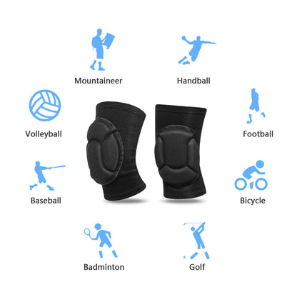 2 x Professional Knee Pads Leg Protector For Sport Work Flooring Construction Sports DealSniper.net
