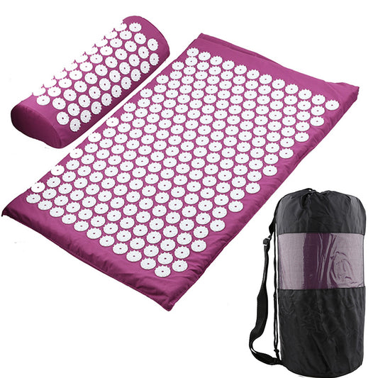 Fitness Yoga Acupuncture Mat Acupuncture Pillow Storage Bag Sports Gym From House
