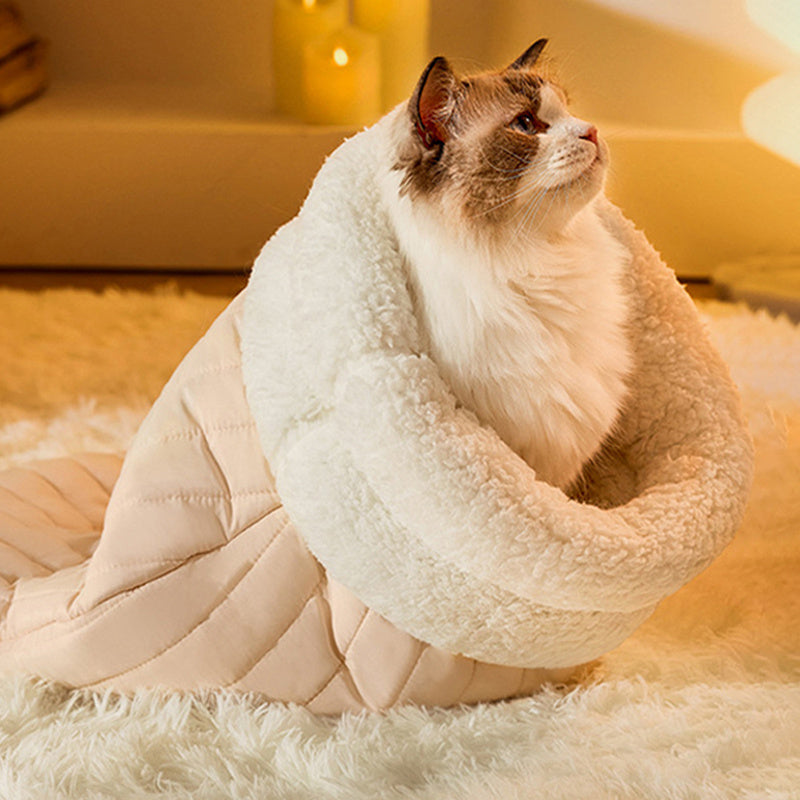 Sleeping Bag Warm Closed Pocket Cat Nest Pets dealsniper-net