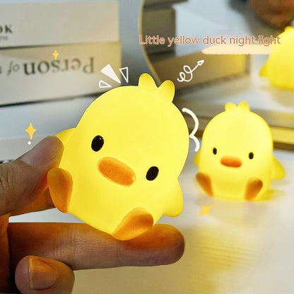 Small Yellow Duck Small Night Lamp Bedside Lamp Home Decor Gym From House