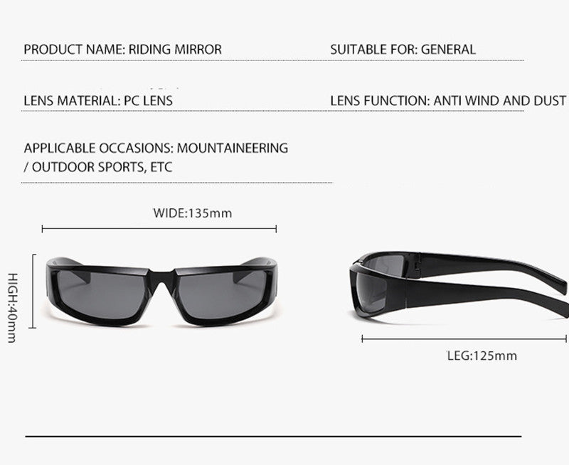 Fashion New Personality Cycling Sports Trend Sunglasses Men Gym From House