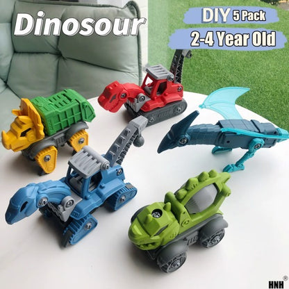 Dinosaur Set With Electric Drill Construction Toys