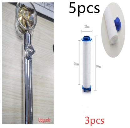 New Turbo Propeller Shower Head Water Saving High Pressure Flow House Gym From House 3pcs set1
