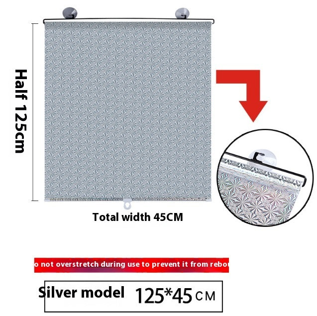 Household Window Sun Protection House DealSniper.net 45x125cm Silver laser