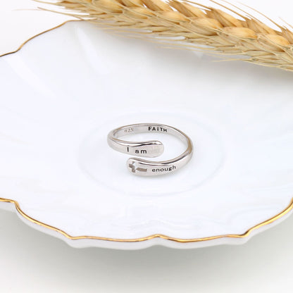Trendy Hollow Cross Ring Temperament Jewelry Gym From House