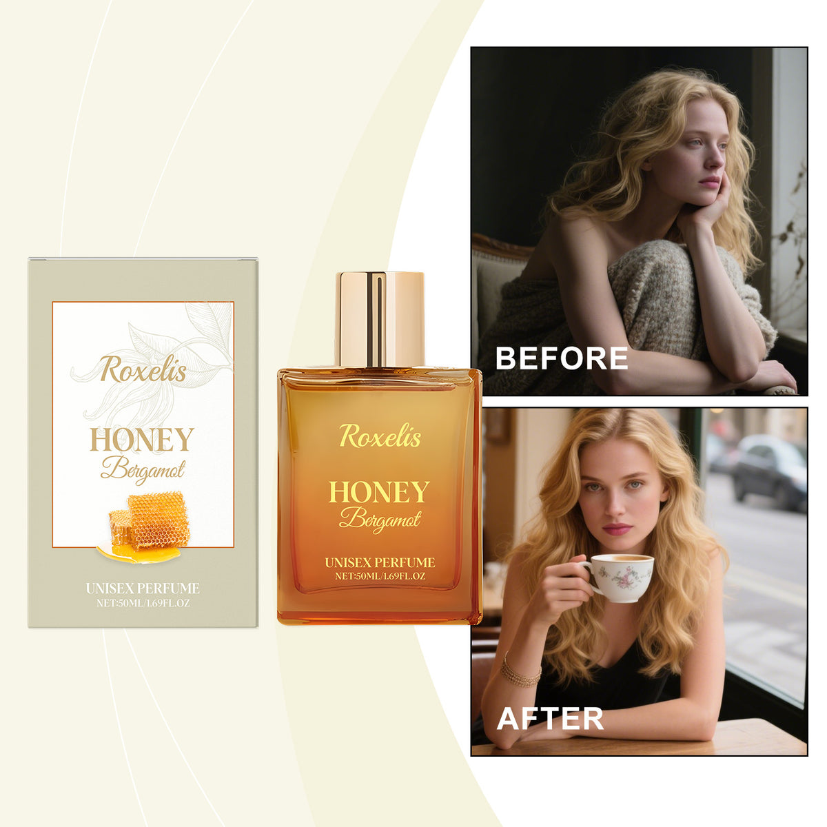 Honey Bergamot Perfume Long-Lasting Light & Fresh-fragrance Beauty DealSniper.net