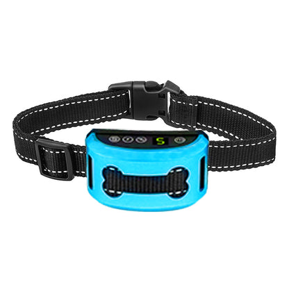 Intelligent Induction Electric Shock Vibration Rechargeable Dog Training Collar Pets Gym From House Blue Bone