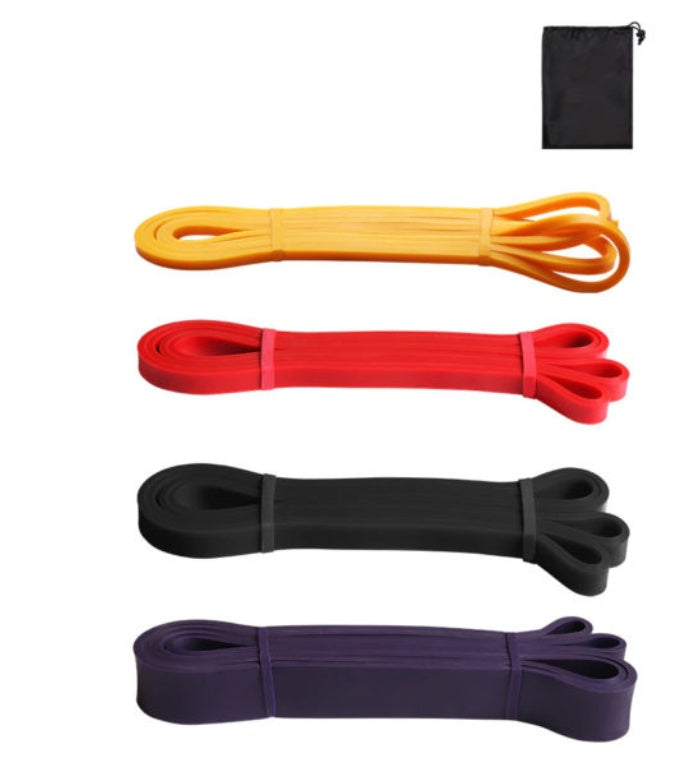 Men's And Women's Fashion Fitness Stretch Resistance Bands Sports dealsniper-net Set B 4PC