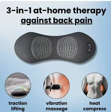 Bed For Sleep Waist Support Lumbar Support Pillow Health DealSniper.net Classic Grey English version USB