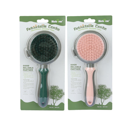 Pet Hair Removal Comb Cat Brush Self Cleaning Pets Gym From House