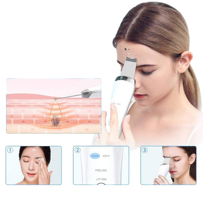 Electric Ultrasonic Skin Scrubber Face Spatula Home Ultrasonic Skin Scrubber Beauty Gym From House