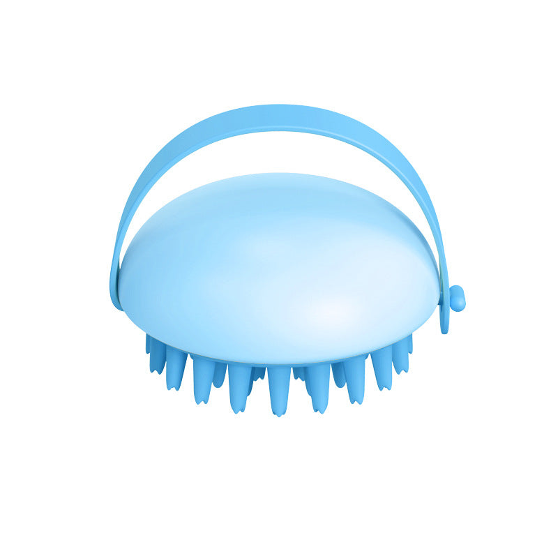 Pet Silicone Bath Massage Scrub Bath Brush Pets Gym From House Blue