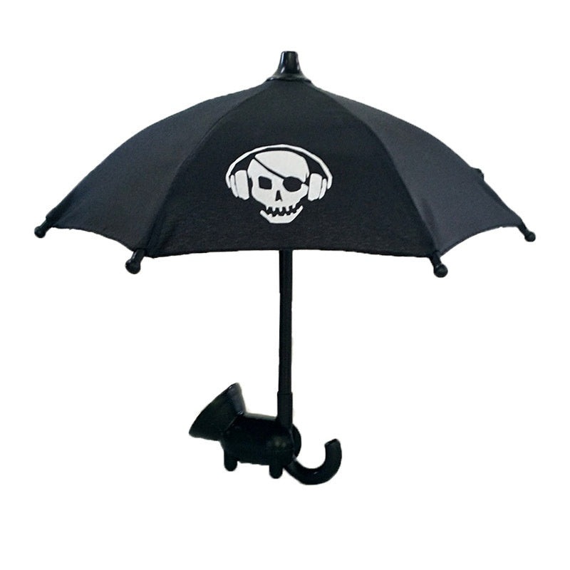 Cute Mini Phone Tinted Shade Cover Sunshade Gadgets Gym From House Black Black Skull