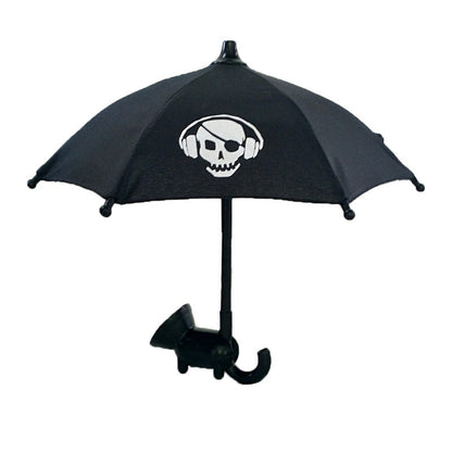 Cute Mini Phone Tinted Shade Cover Sunshade Gadgets Gym From House Black Black Skull