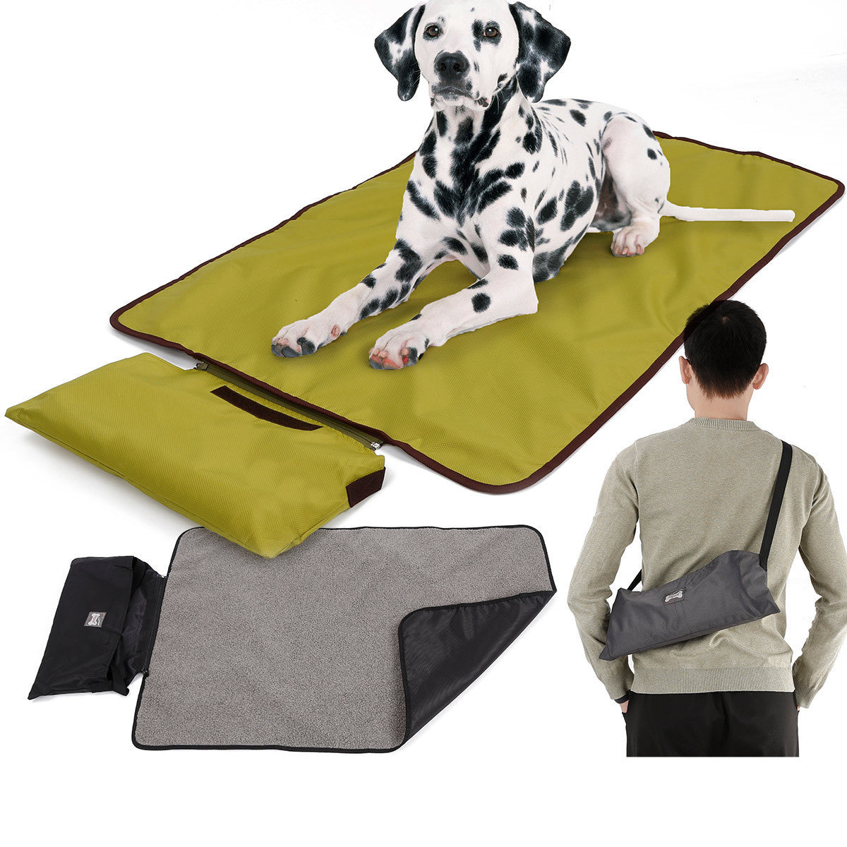 Outdoor Pet Blanket Folding Storage Portable Waterproof Pets dealsniper-net