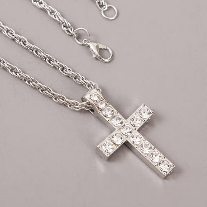 Cross Pendant Necklaces Punk Hiphop Jewelry Jewelry Gym From House