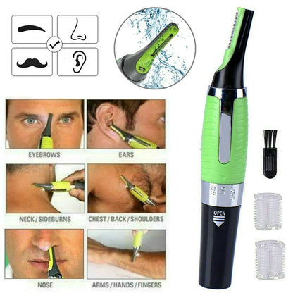 Men Nose Ear Face Neck Eyebrow Hair Mustache Beard Trimmer Shaver Clipper Beauty dealsniper-net