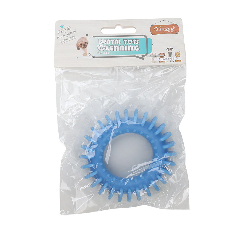 Pet Toy Cleaning Chewing Molar Bite-resistant Dog Pets dealsniper-net Blue
