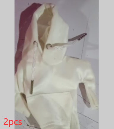 Universal Gear Knob Cover Hoodies Handle Cover Gear Grip Vehicle DealSniper.net White 12cm 2PCS