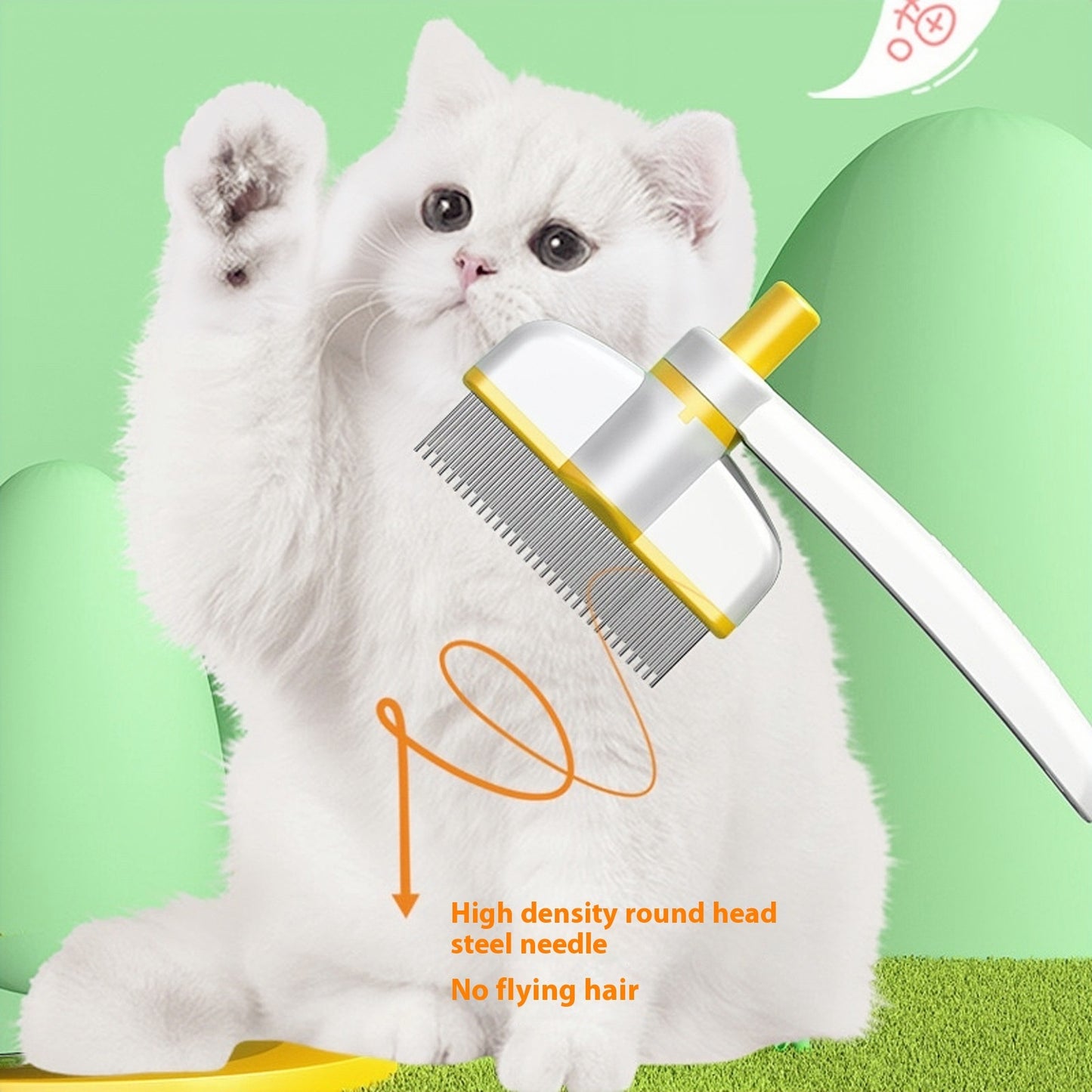 Cat Comb Tie Removal Floating Hair Magic Long Hair Pet Self-Cleaning Pets Gym From House