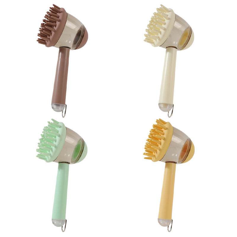 3 In 1 Pets Bath Brush Shower Massage Brush Pets Gym From House