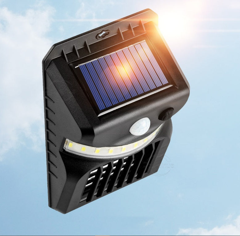 New Solar Wall Lamp Upgrades Mosquito Repellent Function House Gym From House