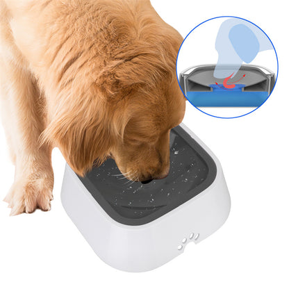 Cat Dog Water Bowl Carried Floating Bowl Slow Water Feeder Dispenser