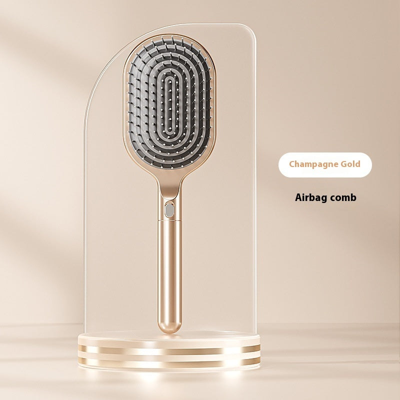 Women's Air Cushion Comb Household Airbag Massage Comb Beauty DealSniper.net Amber Gold