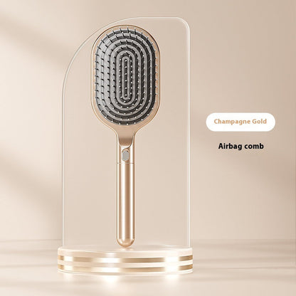 Women's Air Cushion Comb Household Airbag Massage Comb Beauty DealSniper.net Amber Gold