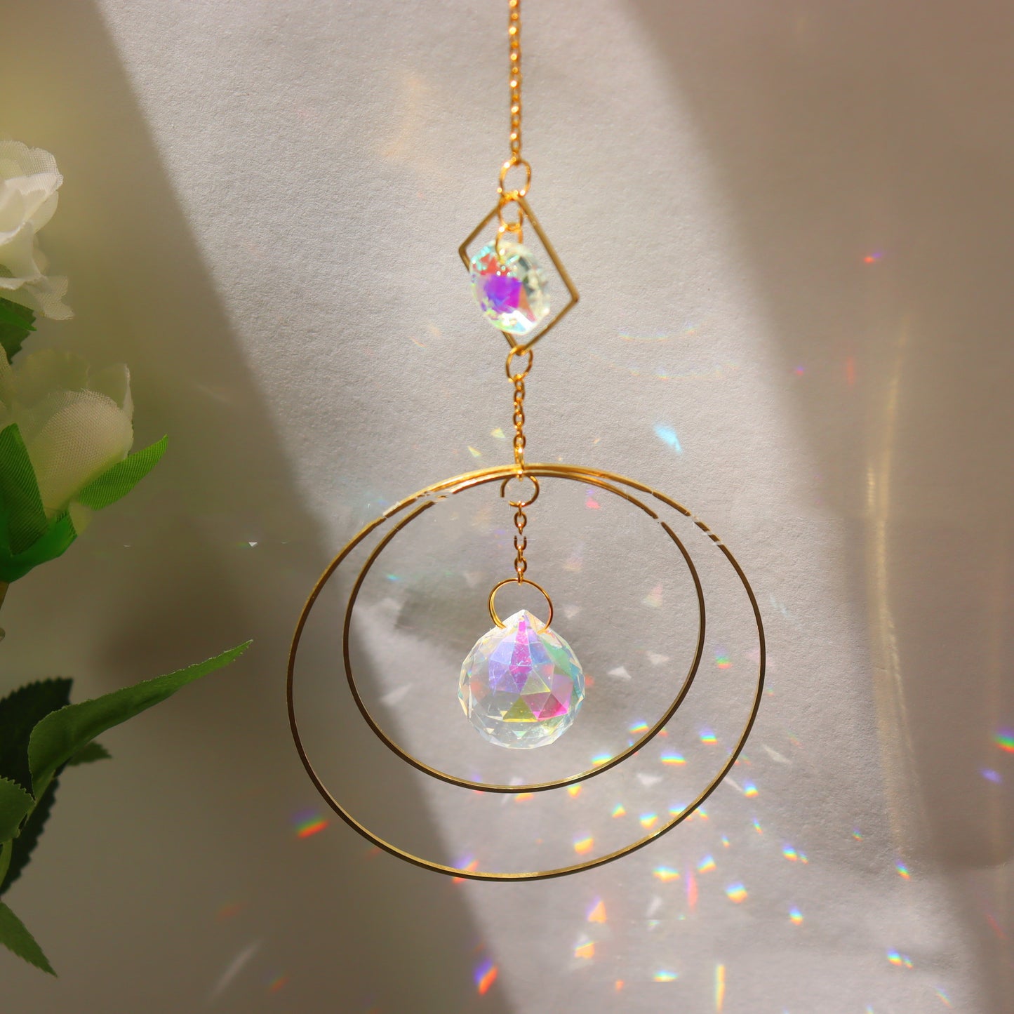 Sun Catcher Garden Lighting Jewelry Hanging Prism Pendant Garde