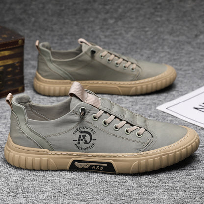 Men's Casual Shoes Trend Breathable Umbrella Men DealSniper.net Green brown 39