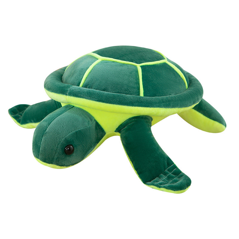Little Turtle Pillow Simulation Plush Toys Kids DealSniper.net Dark green 25cm