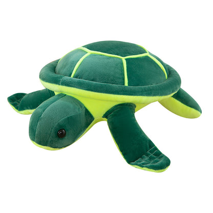 Little Turtle Pillow Simulation Plush Toys Kids DealSniper.net Dark green 25cm