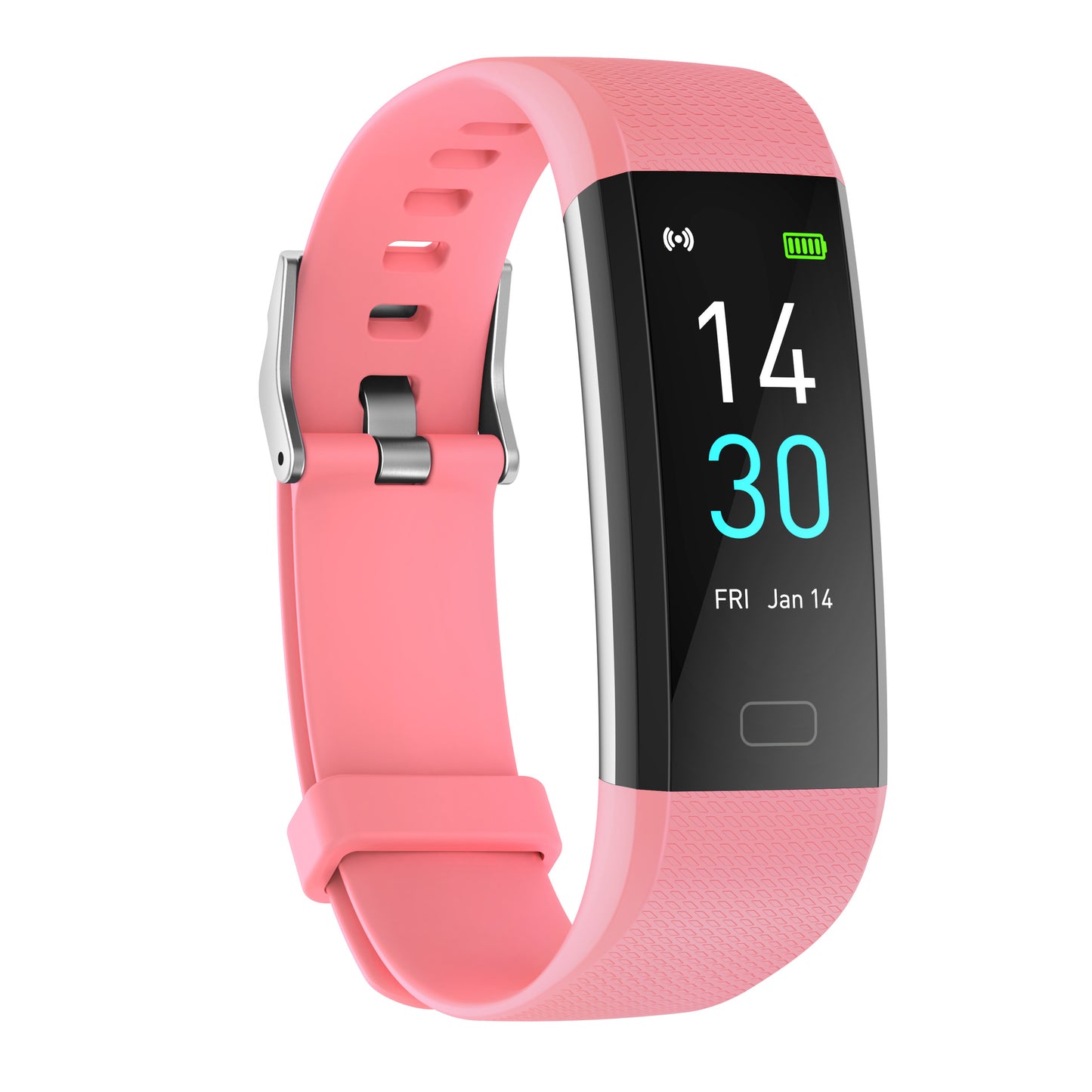 Blood Pressure Fitness Heart Rate Meter Step Temperature Smart Watch Health dealsniper-net Pink