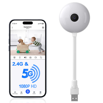 2K Video Lollipop Shape WiFi Baby Monitor Pet Cam Electronics dealsniper-net