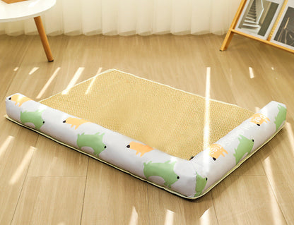 Pet Mat Ice Rattan Weaving