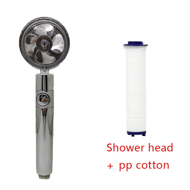 Shower Head Water Saving Flow 360 Degrees Rotating