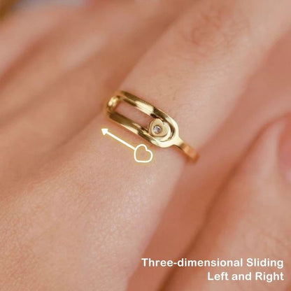 Finger Spinner Rings Fidget Anxiety Ring For Women Relieving Deals DealSniper.net F size8