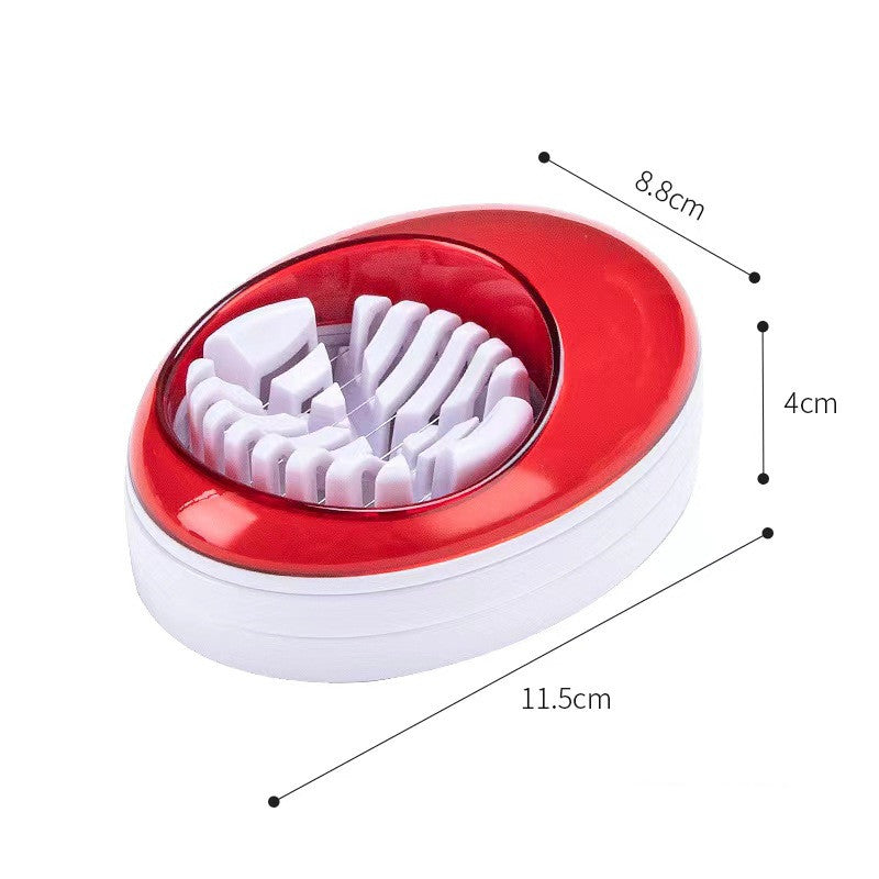 Home Fashion Multi-functional Egg Cutter Kitchen dealsniper-net Red