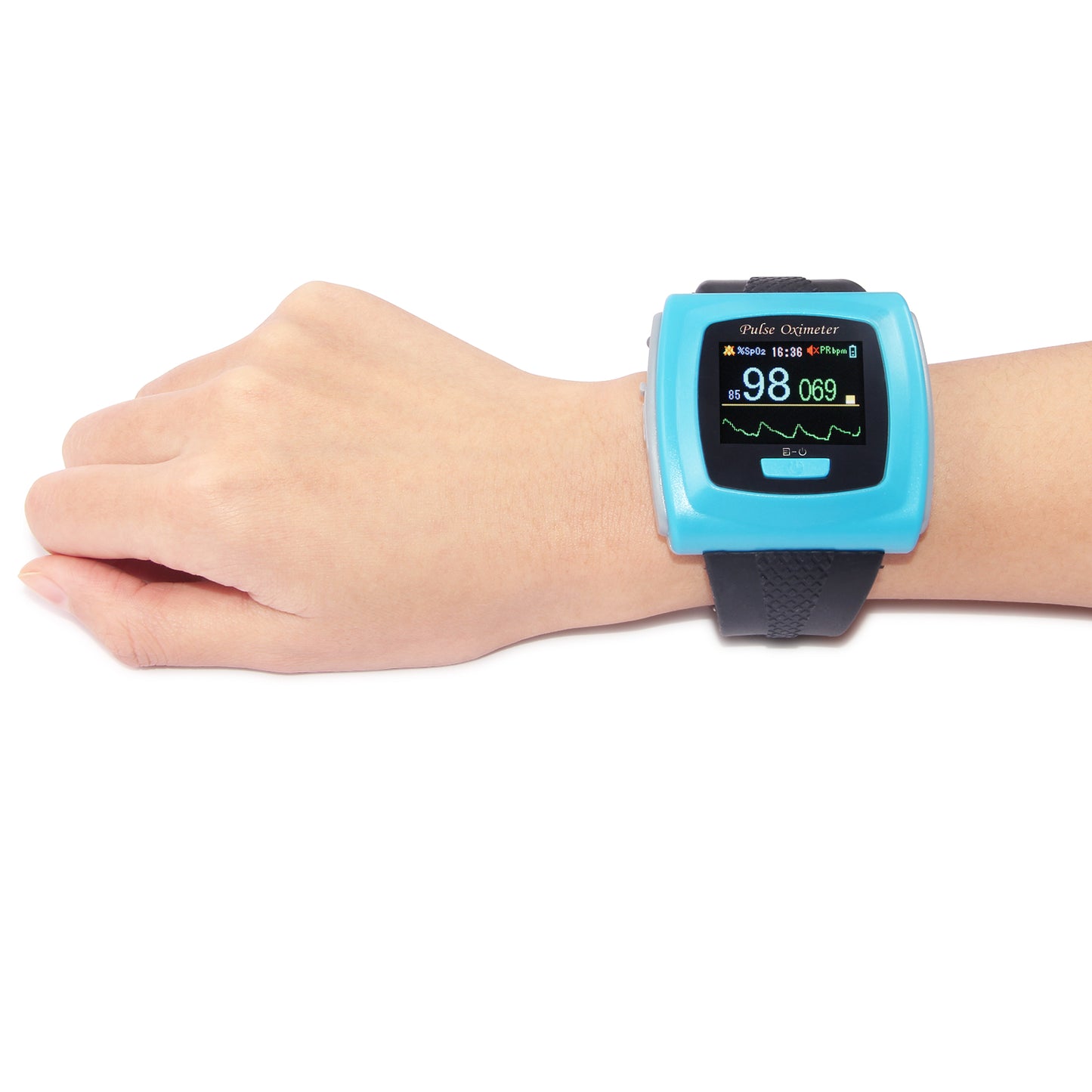 CONTEC Wrist Pulse Oximeter Fingertip SpO2 Probe Sleep Heart Rate Monitor CMS50F Electronics DealSniper.net