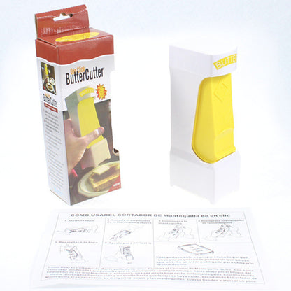 Stick Butter Cutter Cheese Slicer One-Button Dispenser